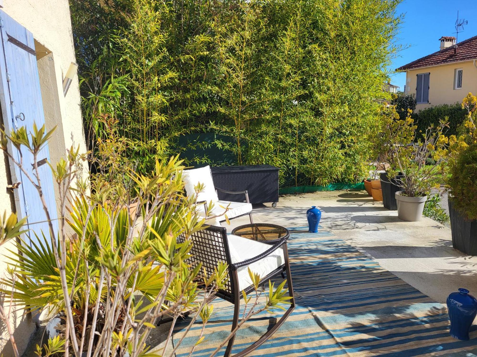 Studio Independant Avec Terrasse A Juan Les Pins Antibes Buitenkant foto