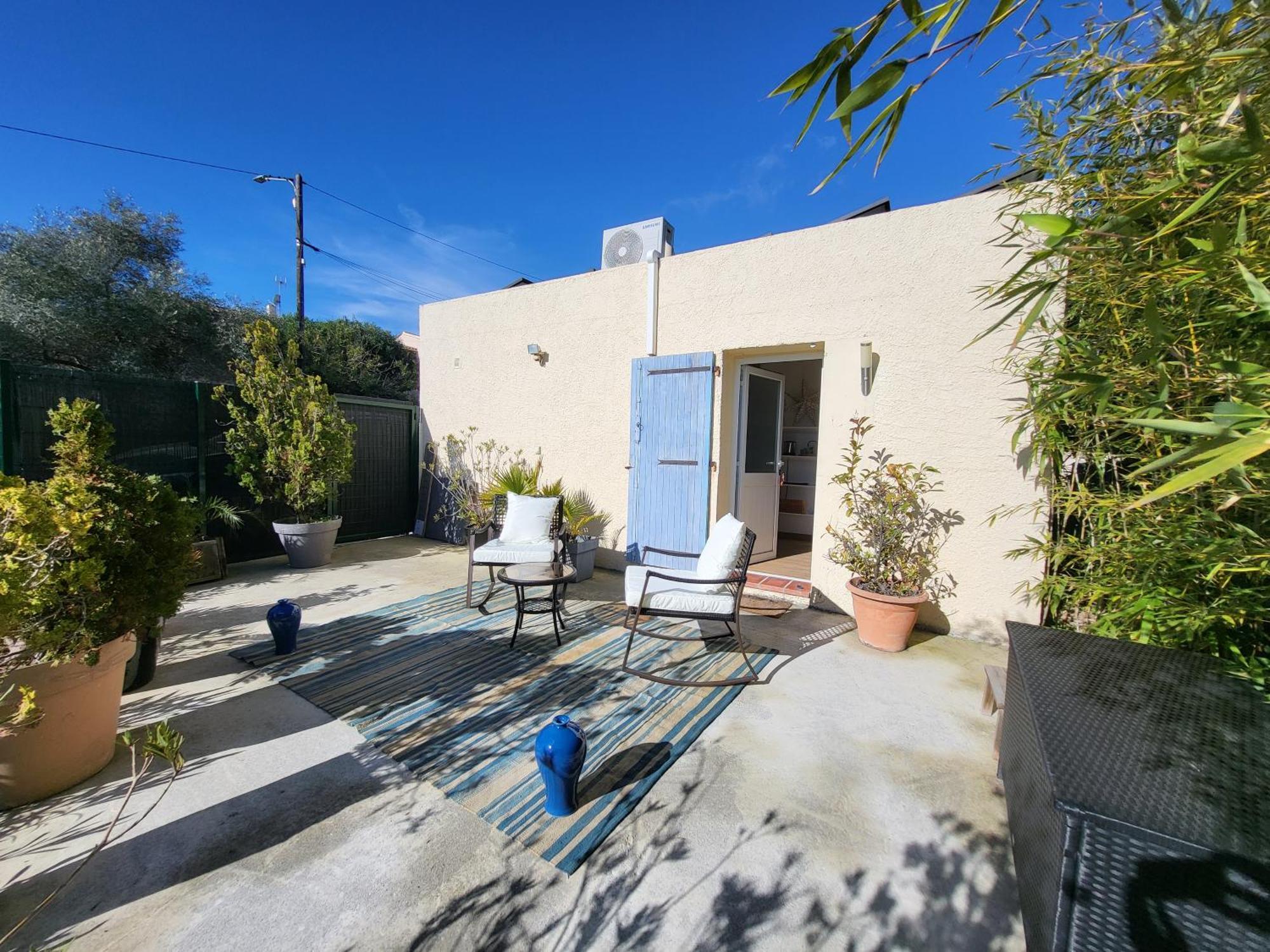 Studio Independant Avec Terrasse A Juan Les Pins Antibes Buitenkant foto
